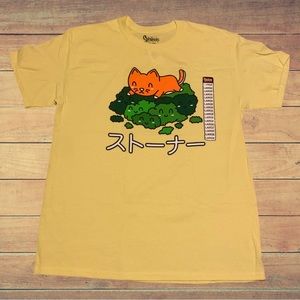 Spencer’s 420 Weed Shirt Kitties Anime Chibi Style Urban Outfitters BOTDF Funny